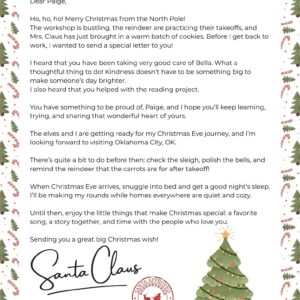 Personalized Santa Letter 2026